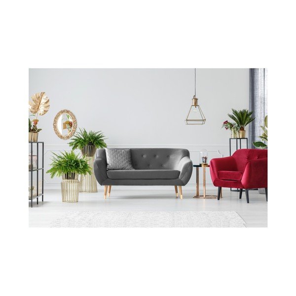 Pelēks divvietīgs dīvāns Mazzini Sofas Amelie-image-4