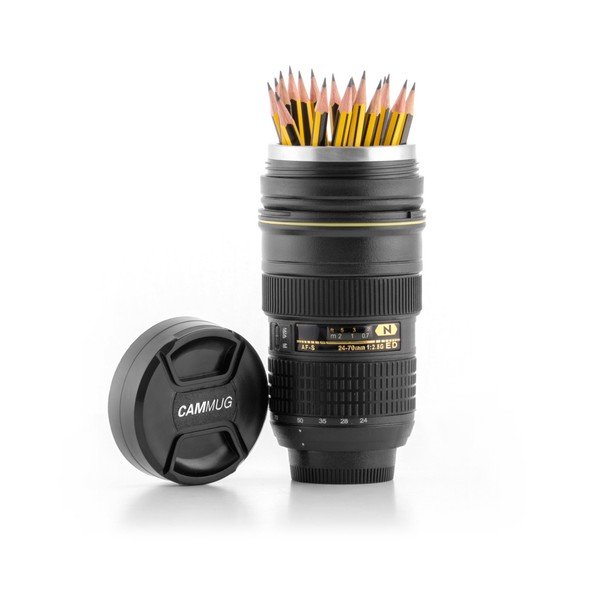 Melna ceļojumu termo krūze InnovaGoods CamCup, 400 ml-image-2