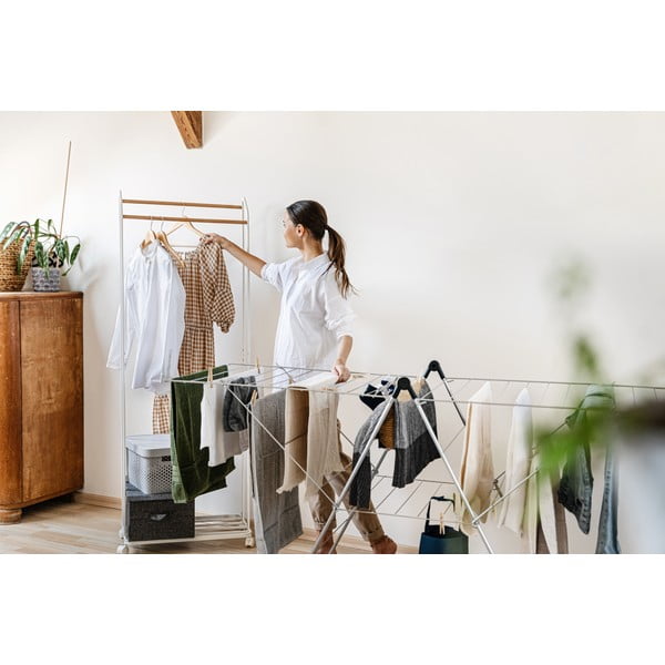 Tērauda žāvēšanas statīvs Metaltex Vento, garums 177 cm-image-2