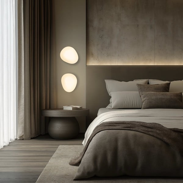 Balta sienas lampa Stones – Candellux Lighting-image-3