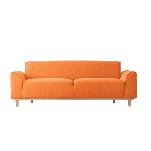 Oranžs divvietīgs dīvāns Kooko Home Jazz