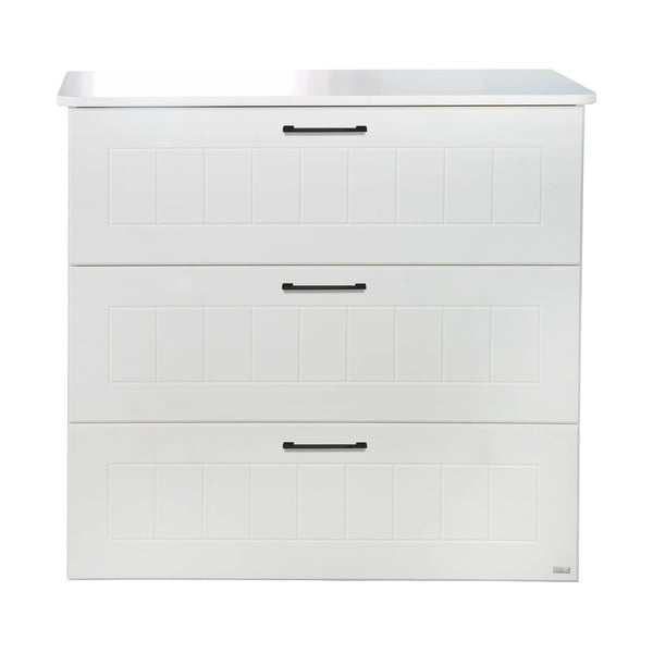 Balta zema bērnu kumode 98x91 cm Sylt – Roba-image-2