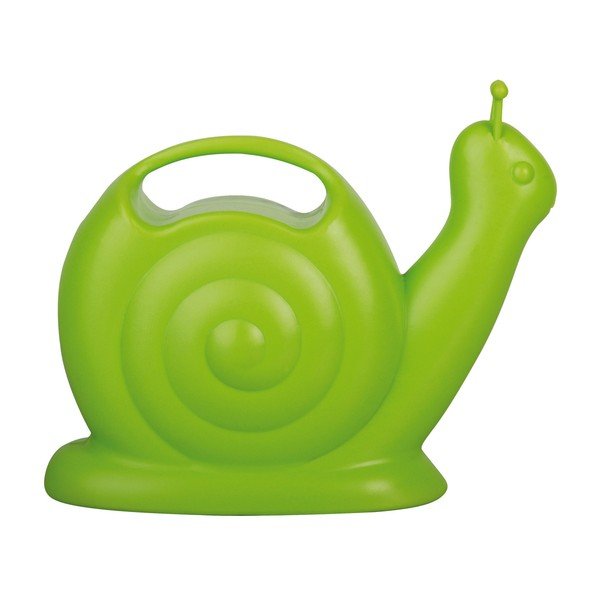 Zaļa plastmasas tējkanna gliemeža formā Esschert Design
