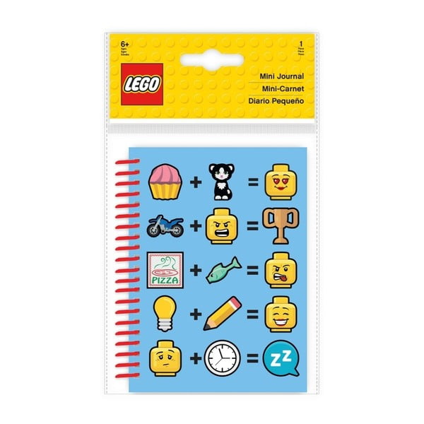 Zila A6 LEGO® Iconic blociņš, 100 lappuses