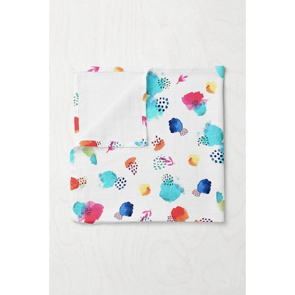 Balta muslīna bērnu sega 75x100 cm Summer – Mijolnir-image-1