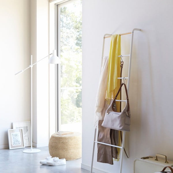 Baltas dekoratīvās kāpnes YAMAZAKI Tower Ladder-image-1