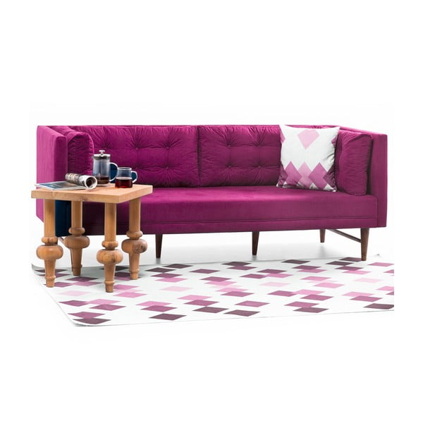 Rozā trīsvietīgs dīvāns Balcab Home Eva-image-3