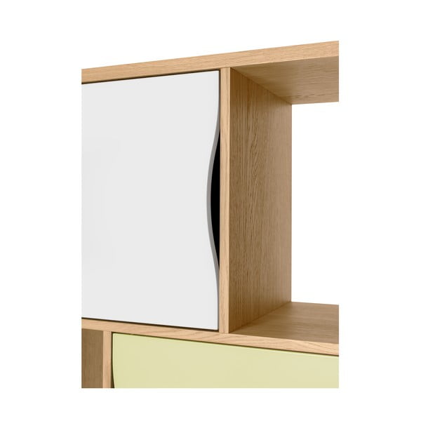 Olīvzaļš grāmatu plaukts Woodman Avon-image-1