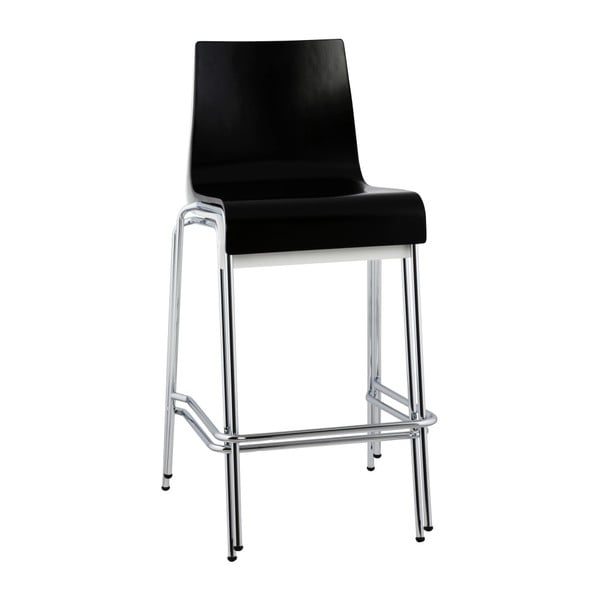 Melns bāra krēsls Kokoon Cobe, sēdekļa augstums 65 cm