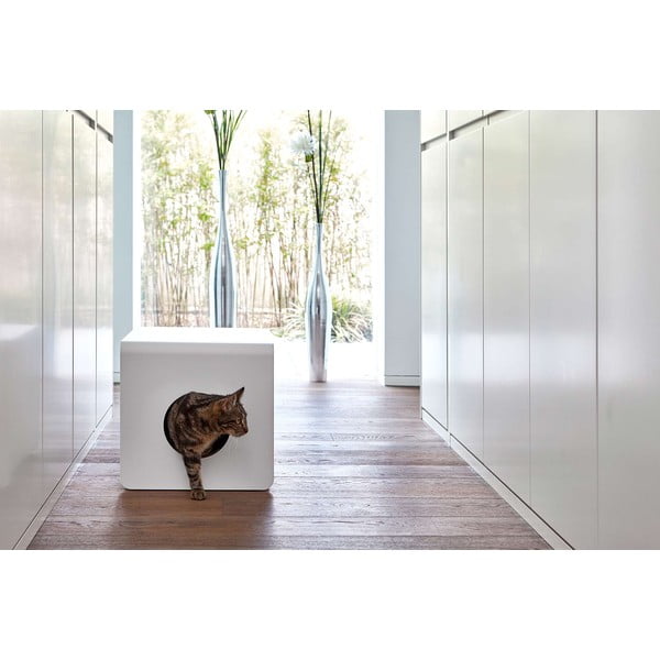 Balta kaķu tualete 41x54,5 cm Sito White – MiaCara-image-4