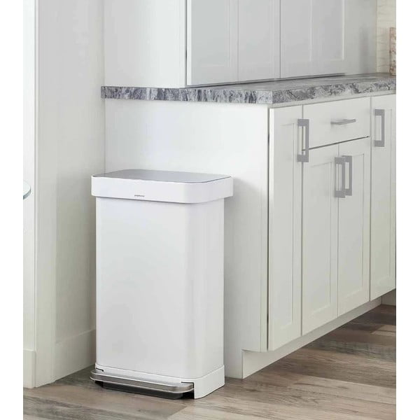 Balta atkritumu urna 45 l – simplehuman-image-1