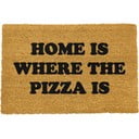 Dabīgās kokosšķiedras paklājs Artsy Doormats Home Is Where the Pizza Is, 40 x 60 cm
