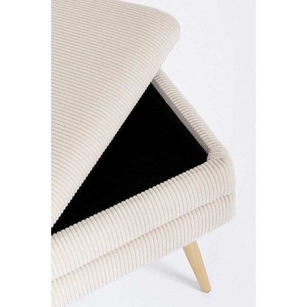 Balts polsterēts sols Olga – Bizzotto-image-1