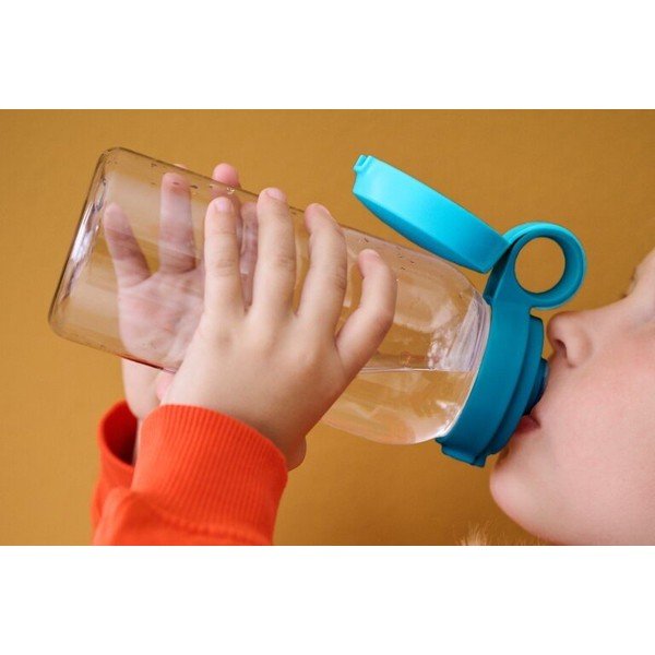 Piparmētru zaļa plastmasas bērnu pudele 600 ml Campus – Mepal-image-1