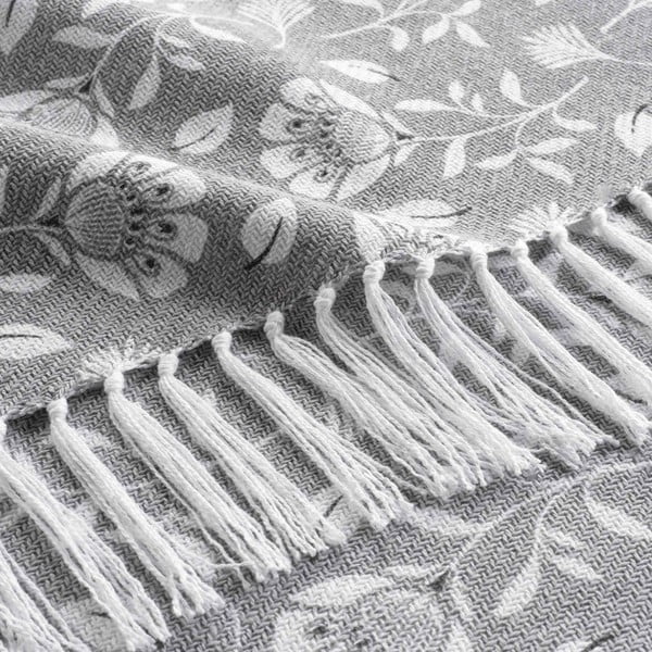 Pelēks pleds 125x150 cm Flavie – douceur d'intérieur-image-1