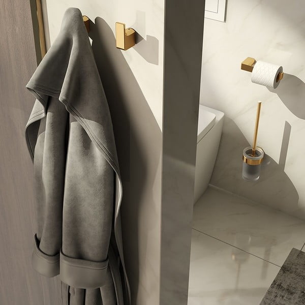 Zelta krāsas metāla sienas āķi (2 gab.) Gedy Pirenei – Sapho-image-1