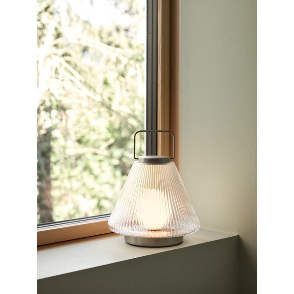 Stikla LED galda lampa ø24x28 cm Tou – Hübsch-image-2