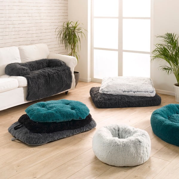 Balta mājdzīvnieku gulta suņiem ø 75 cm Fluffy Heather – Love Story-image-1