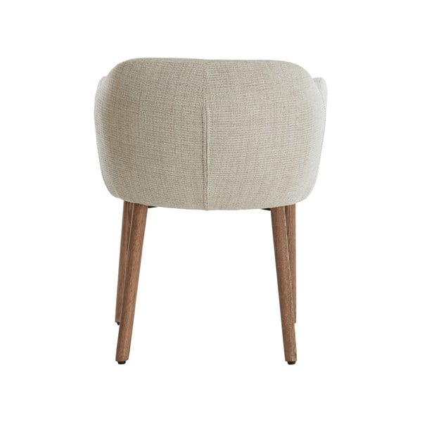 Bēši polsterēti ēdamistabas krēsli ar roku balstiem (2 gab.) Blaine – Light & Living-image-4