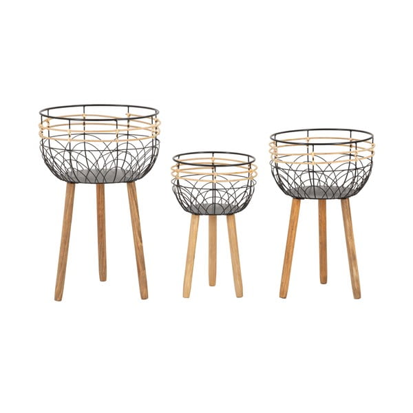 Metāla puķu podu statīvi (3 gab.) Oporto – Mauro Ferretti-image-2