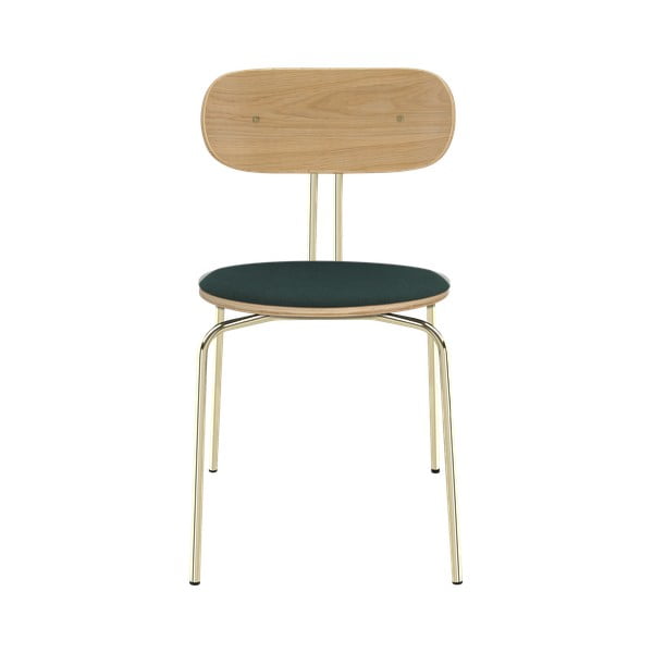 Tumši zaļš/zelta krāsas pusdienu krēsls Curious – UMAGE-image-2