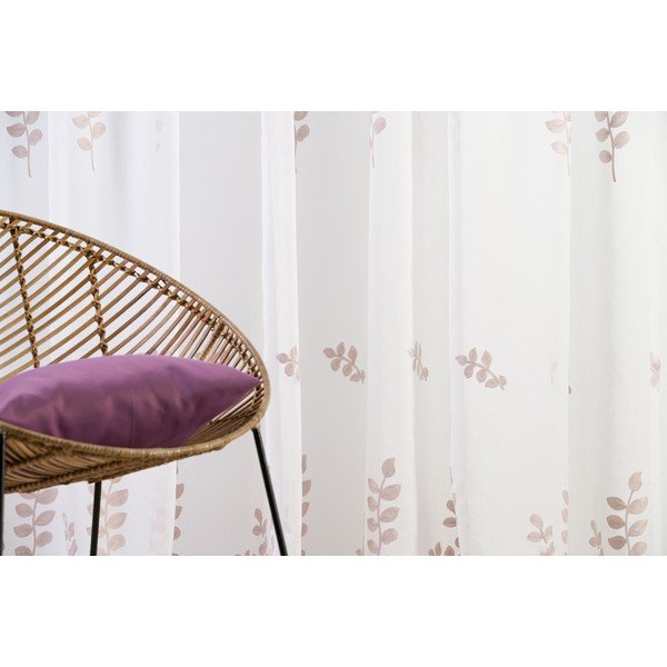 Balts dienas aizkars 300x245 cm Melissa – Mendola Fabrics-image-2