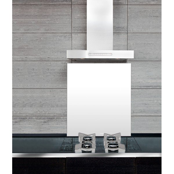 Balta stikla sienas aizsargplāksne plītij Wenko, 70 x 60 cm-image-3