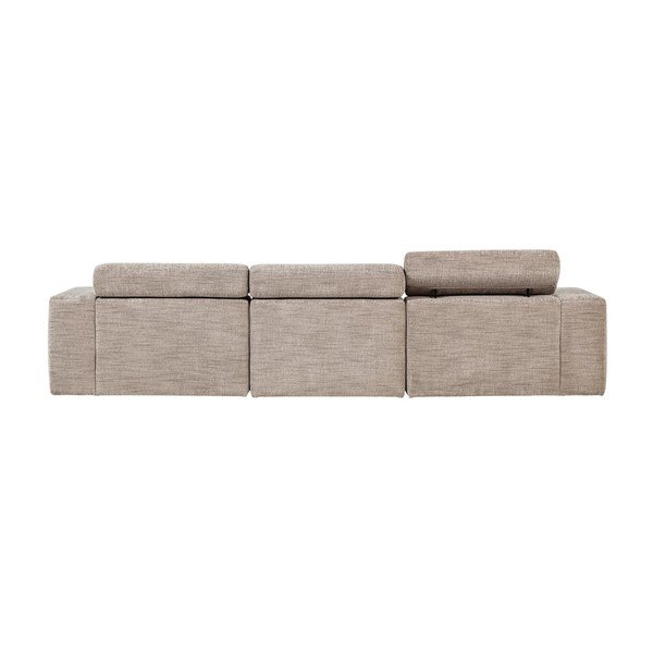 Bēšs regulējams stūra dīvāns (ar labo stūri/ar zvilni) Novi – WOOOD-image-3