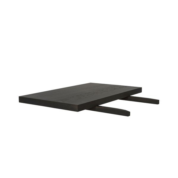 Melna virsma Canett Aspen ēdamgalda pagarināšanai, platums 60 cm-image-3