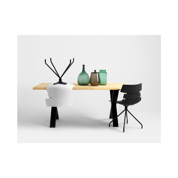 Ēdamgalds ar ozolkoka virsmu Custom Form Cross, 180 x 90 cm-image-3