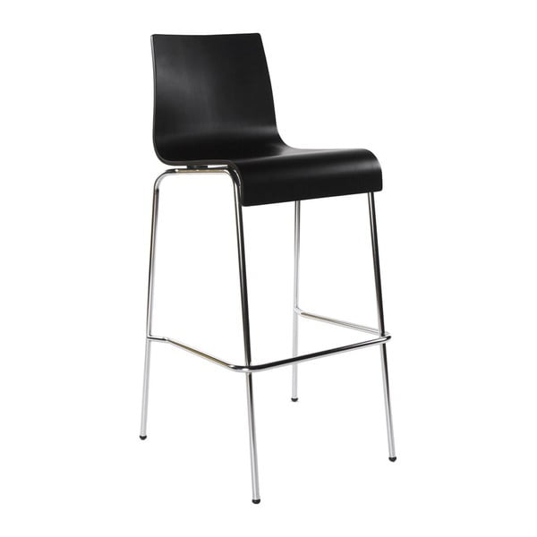 Melns bāra krēsls Kokoon Cobe, sēdekļa augstums 74 cm