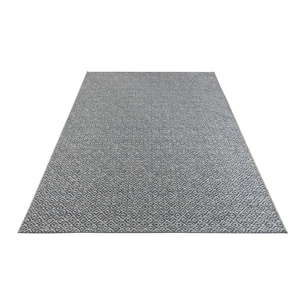 Zils āra paklājs Elle Decoration Bloom Croix, 140 x 200 cm-image-3