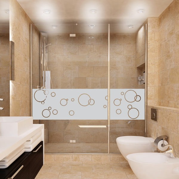 Ūdensizturīga dušas uzlīme Ambiance Bubbles, 200 x 55 cm