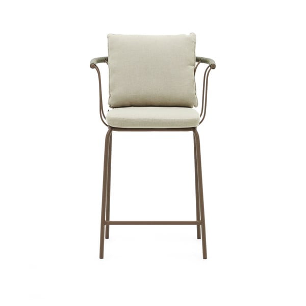 Gaiši zaļš dārza bāra krēsls Salguer – Kave Home-image-1