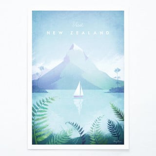 Plakāts Travelposter New Zealand, 30 x 40 cm