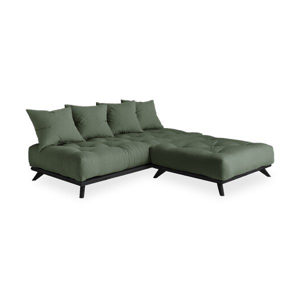 Dīvāns Karup Design Senza Black Olive Green-image-3