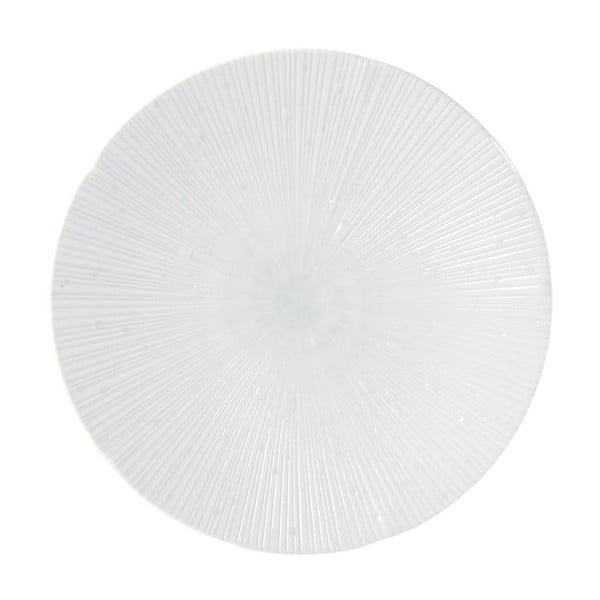 Gaiši zils keramikas šķīvis ø 24,4 cm ICE WHITE – MIJ