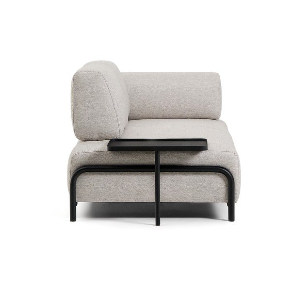Pelēkbēšs modulārais dīvāns 220 cm Compo – Kave Home-image-3