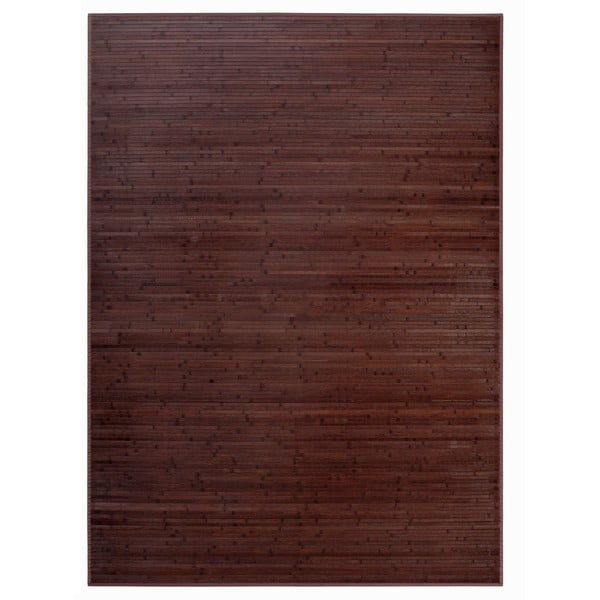 Tumši brūns bambusa paklājs 180x250 cm – Casa Selección