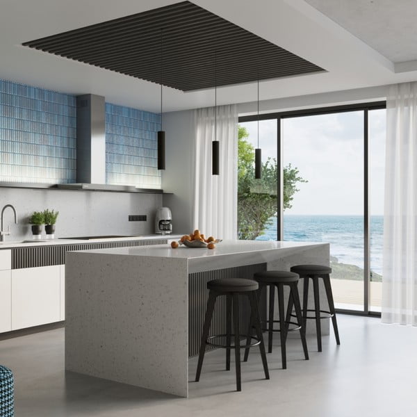 Melna piekaramā lampa Gleam – Sollux-image-1