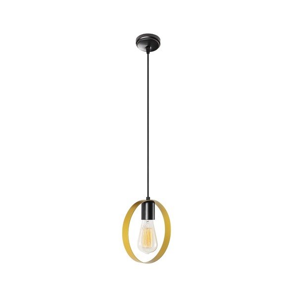 Melna metāla kulonu lampa zelta krāsā Opviq apgaismojums Simeon-image-2