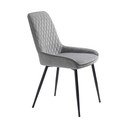 Pelēks pusdienu krēsls Milton – Unique Furniture