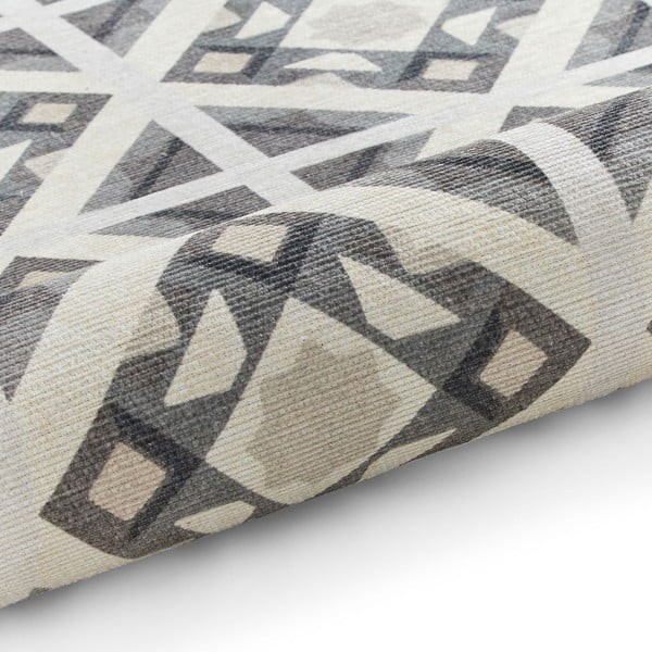 Pelēks mazgājams celiņa paklājs 61x170 cm Victoria Beige – Think Rugs-image-2