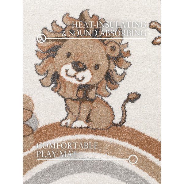 Krēmkrāsas bērnu paklājs ø160 cm Roar like a Lion – Villeroy&Boch-image-2