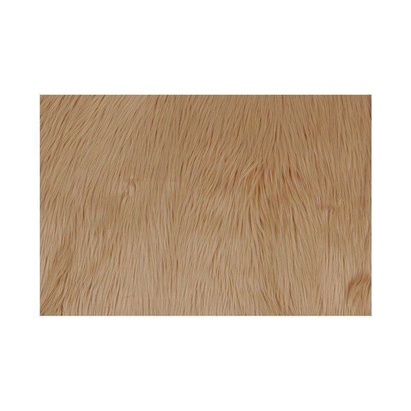 Brūns mākslīgās kažokādas paklājs Dione, 100 x 75 cm-image-2