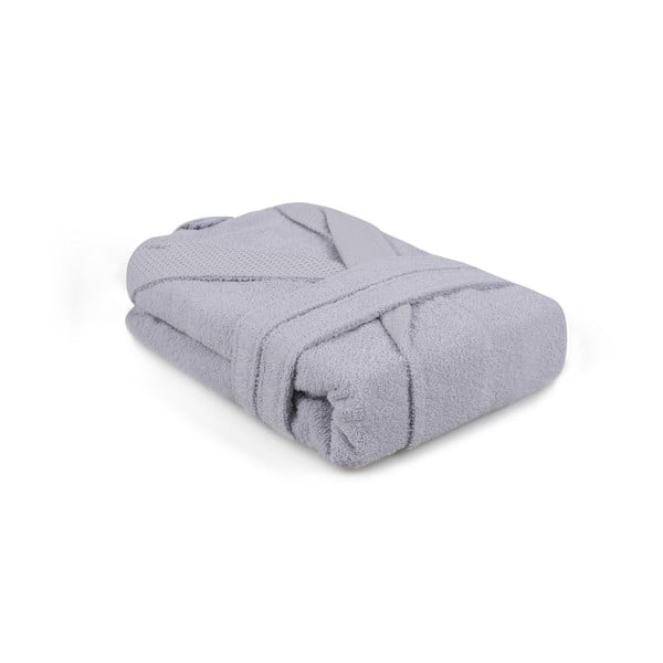 Pelēks kokvilnas halāts M izmēra Cappa – Foutastic-image-2