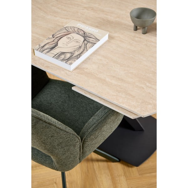 Tumši zaļš pusdienu krēsls ar roku balstiem Graham – Actona-image-3