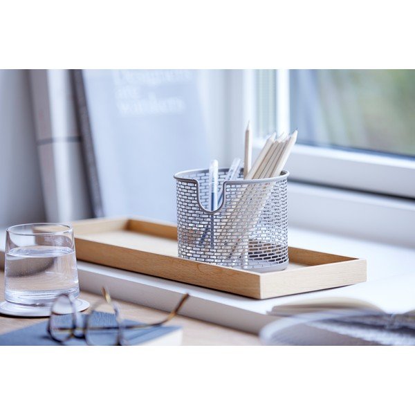 Pelēks metāla uzglabāšanas grozs Zone Inu, ø 10 cm-image-2