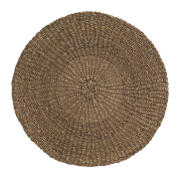 Brūns jūraszāļu paklājs Geese Rustico Natural, ⌀ 100 cm