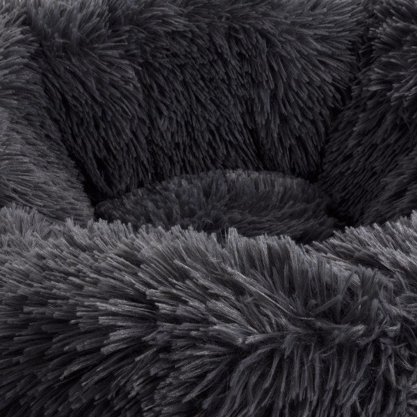 Tumši pelēka gulta suņiem ø 55 cm – Love Story-image-3